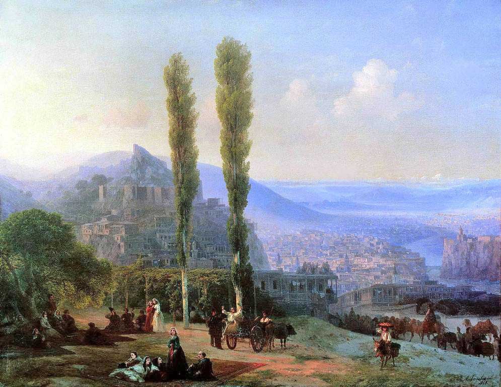 Вид Тифлиса. 1869г
