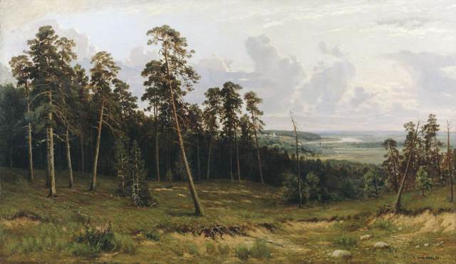 Богатый лог (Пихтовый лес на реке Каме) 1877