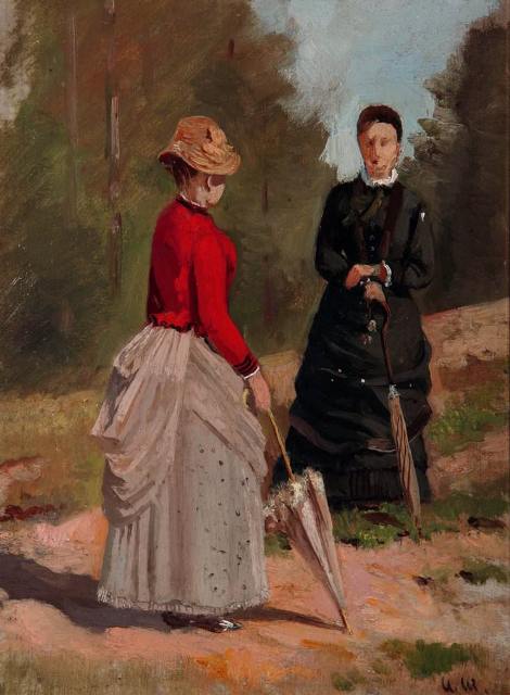 Две женские фигуры 1880-е