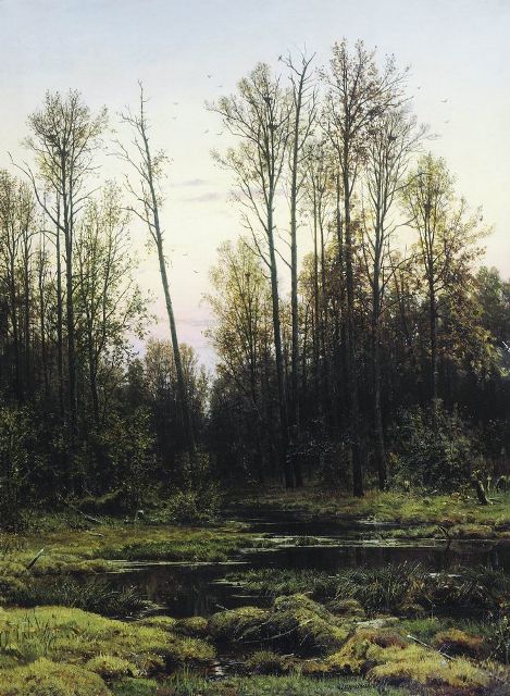 Лес весной 1884
