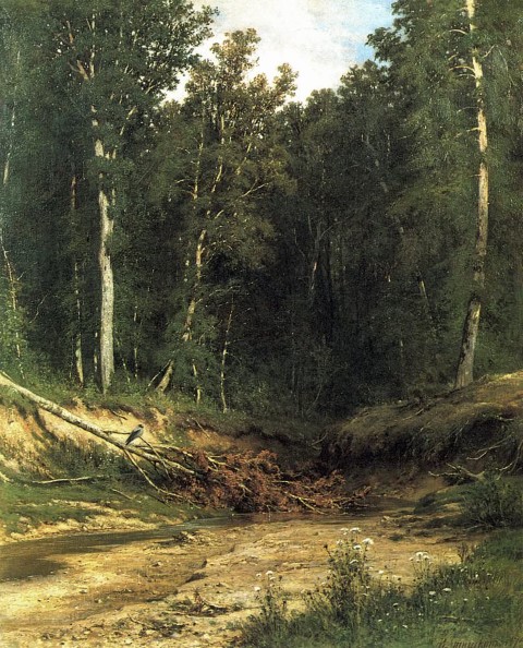 Лесной ручей (Чернолесье). 1874
