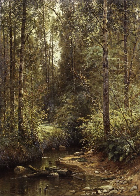 Лесной ручей. 1882