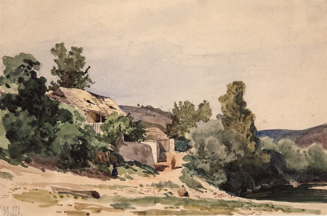 Пейзаж. Троя около Праги. 1862