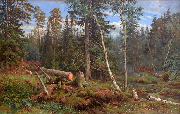 Рубка леса 1867