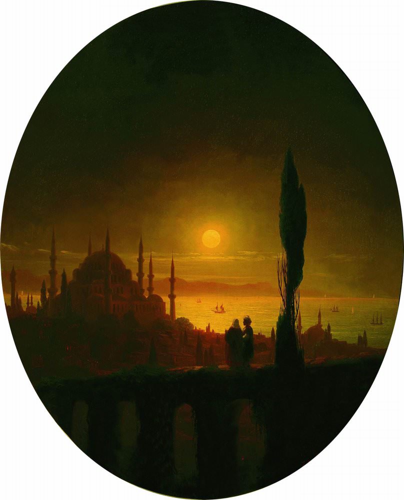 Лунная ночь у взморья 1847