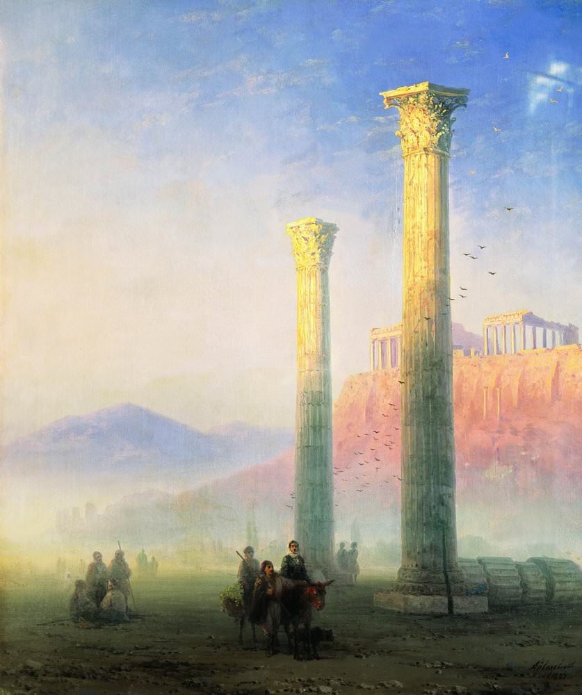 Афинский Акрополь 1883