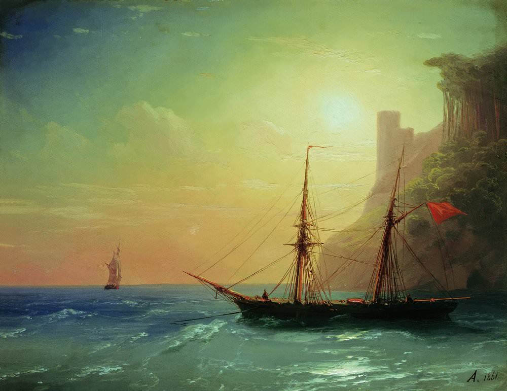 Берег моря 1861