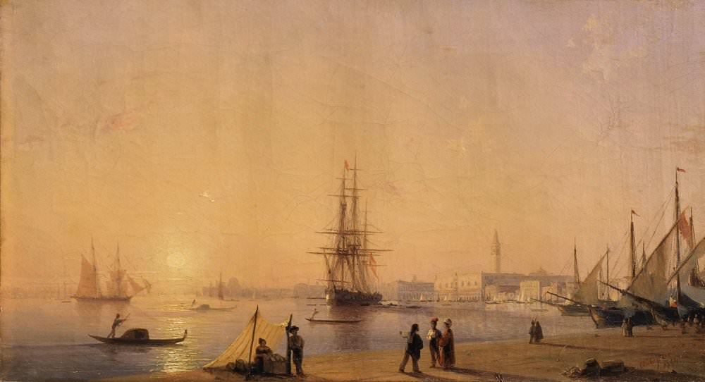 Репродукция картины 'Венеция 1844' Айвазовский Иван Константинович. Купить