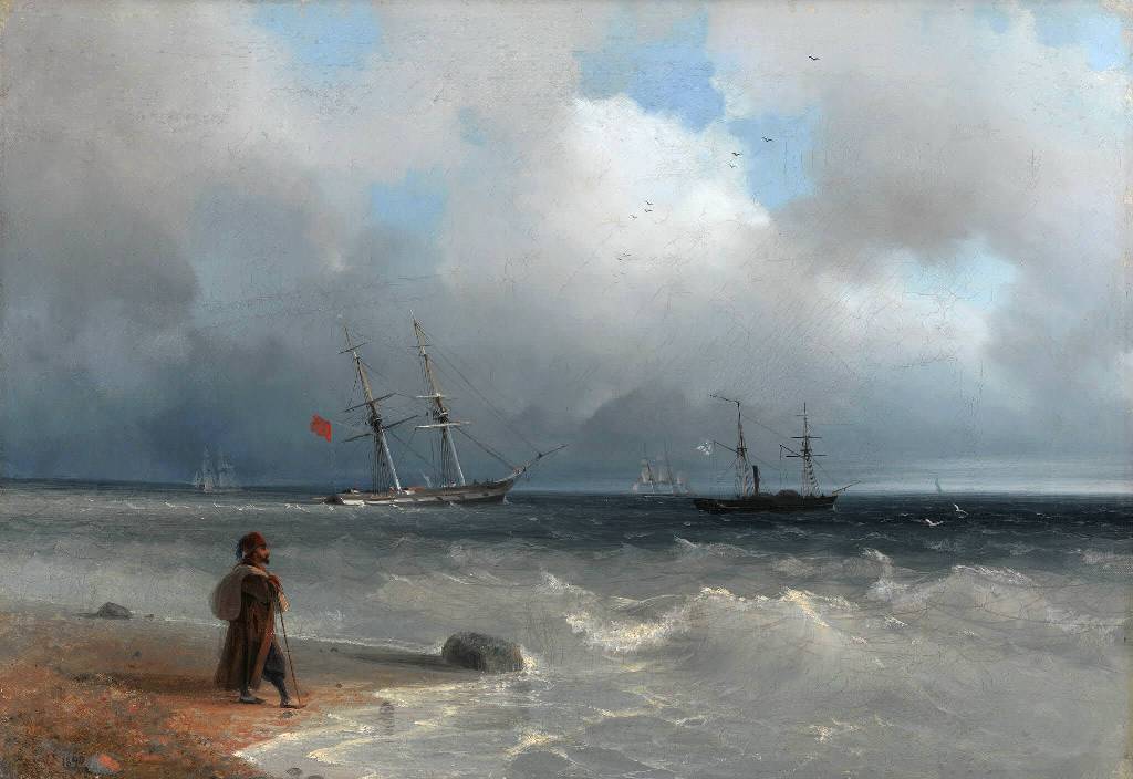 Морской берег 1840
