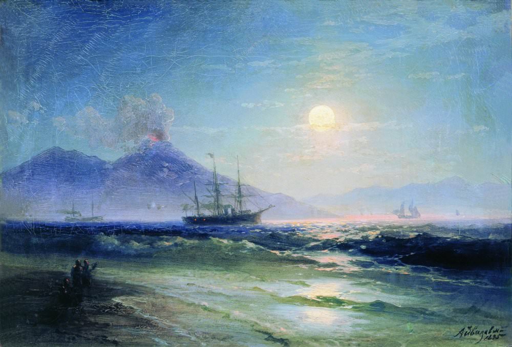 Неаполитанский залив ночью 1895