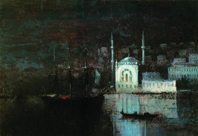 Ночной Константинополь 1886