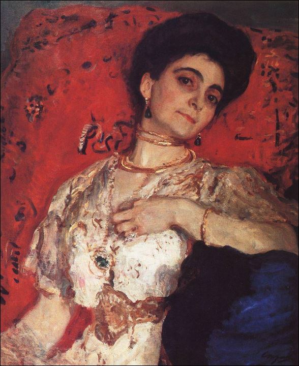 Портрет М.Н.Акимовой. 1908