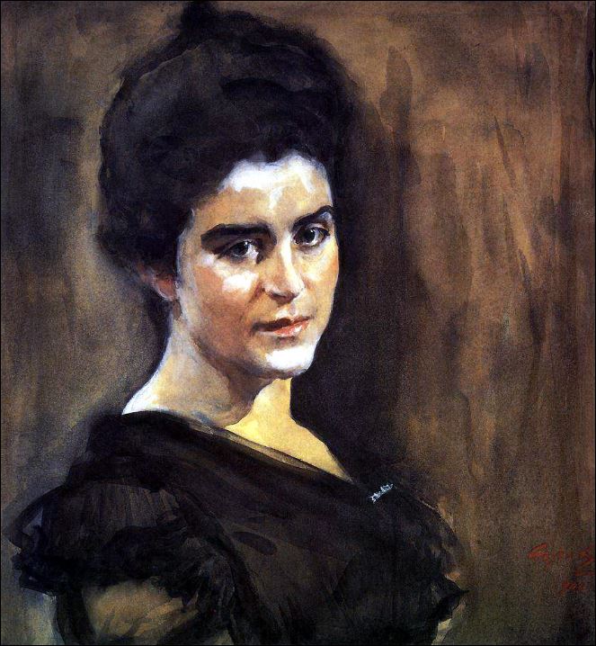 Портрет С.М.Драгомировой-Лукомской. 1900