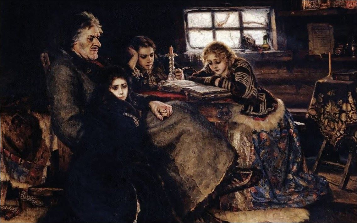 Меньшиков в Березове. 1883