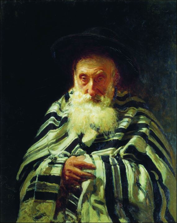Еврей на молитве. 1875