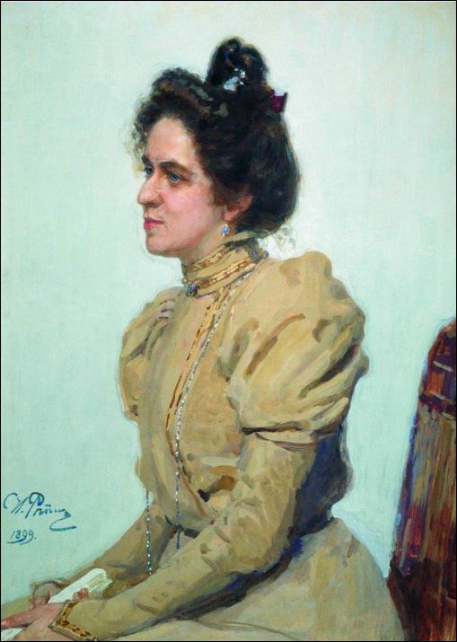 Портрет актрисы Любови Николаевны Сазоновой- Шуваловой. 1899