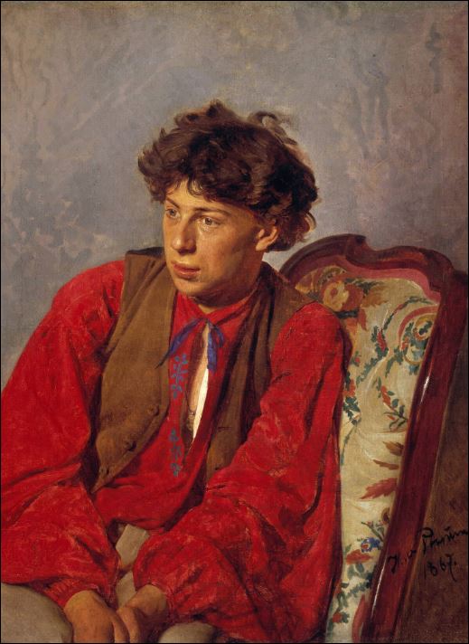 Портрет В.Е.Репина (брата художника). 1867