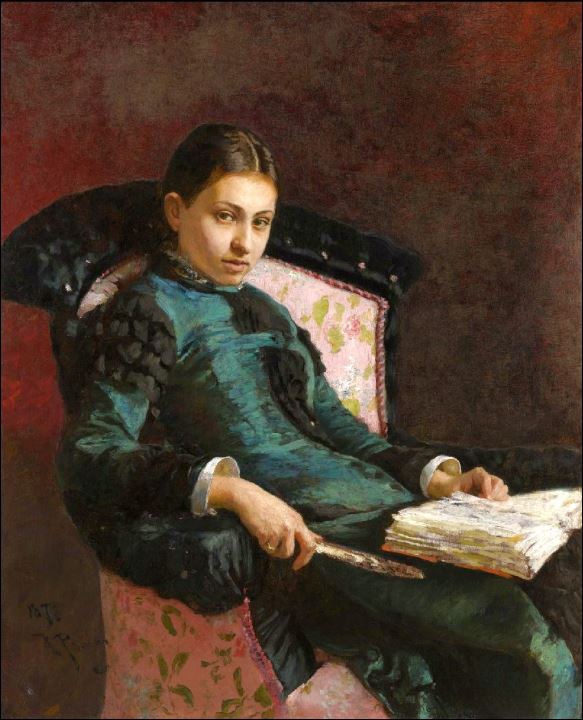 Портрет Веры Репиной. 1878