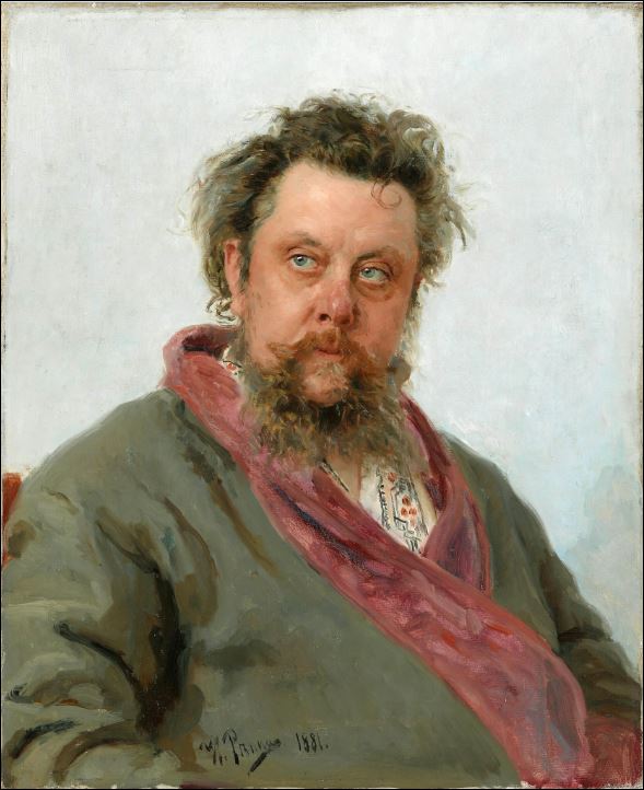 Портрет композитора М.П.Мусоргского. 1881