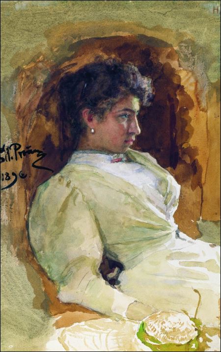 Портрет Н.И.Репиной. 1896