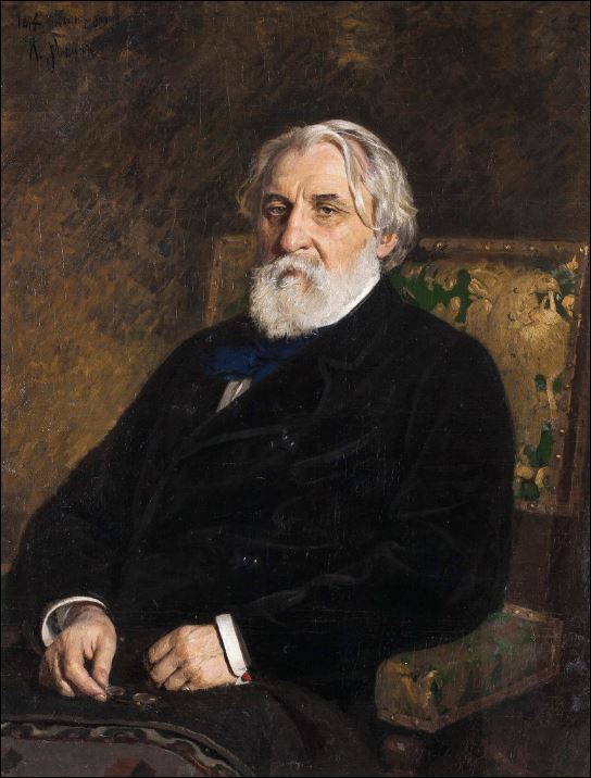 Портрет писателя И.С.Тургенева 1884