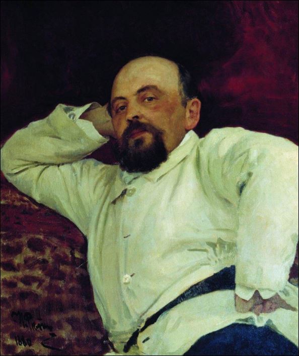 Портрет С.И.Мамонтова.1880