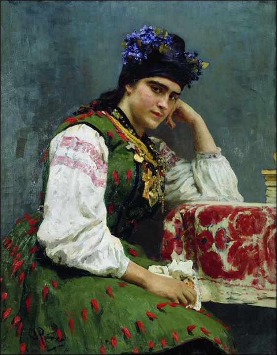 Портрет С.М.Драгомировой. 1889
