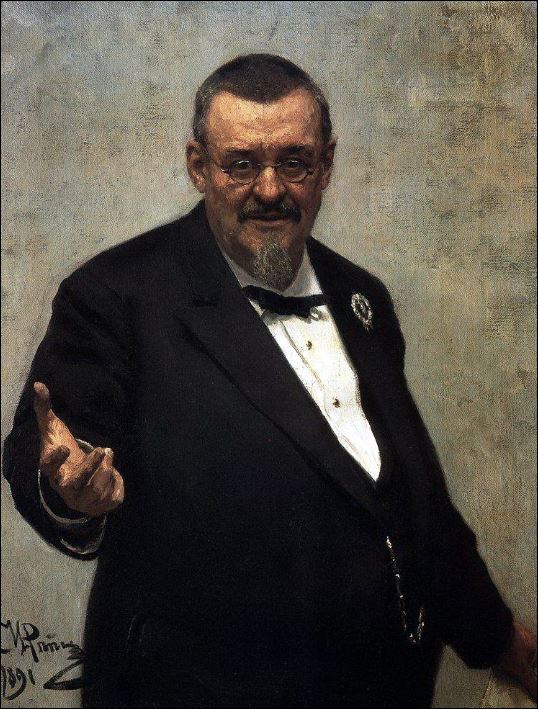 Портрет юриста В.Д.Спасовича. 1891