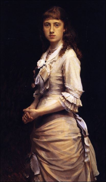 Софья Крамская, дочь художника. 1882