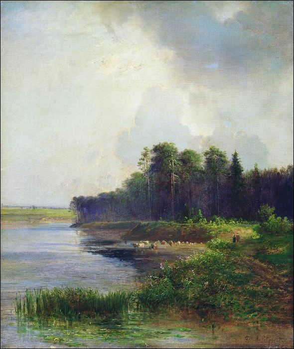 Берег реки. 1879
