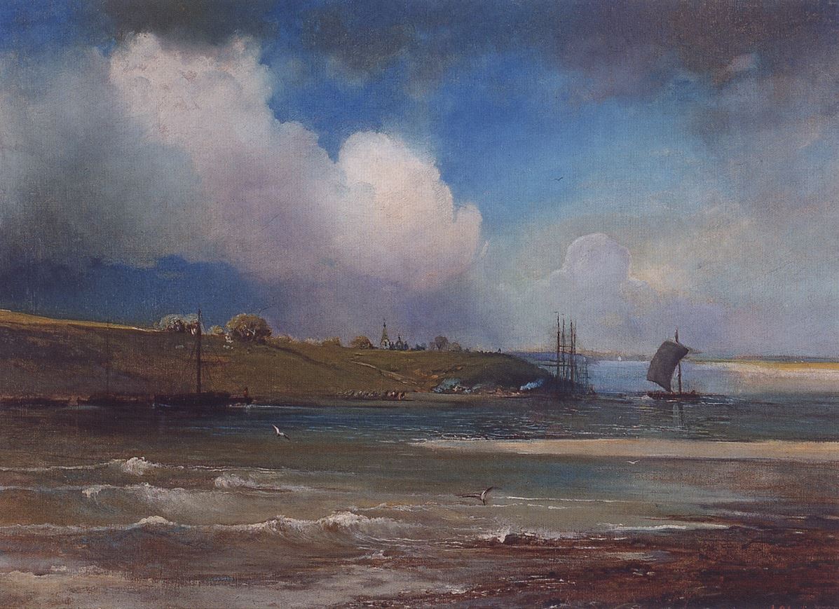 Вид Волги под Юрьевцем. 1870