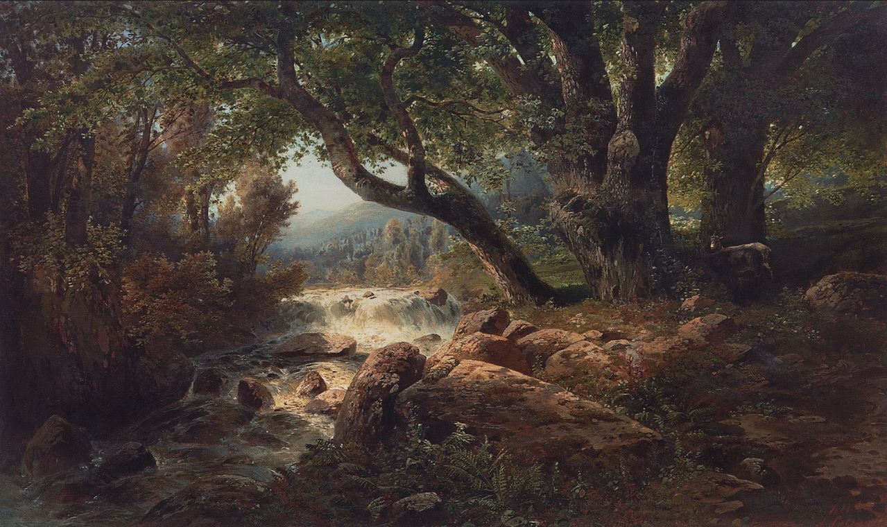 Водопад. 1868