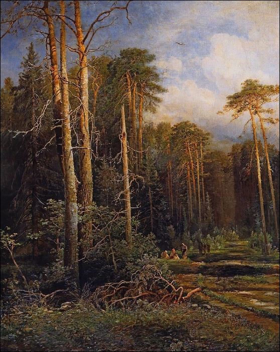 Дорога в лесу. 1870