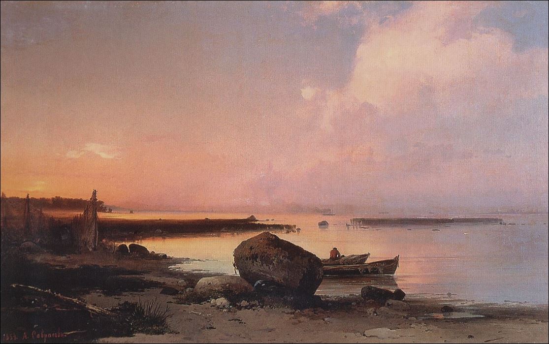 Морской берег в окрестностях Ораниенбаума. 1854