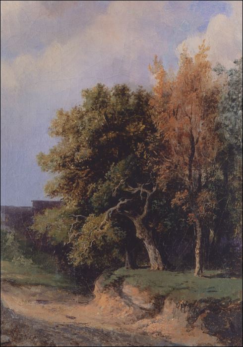 Пейзаж с дорогой. 1855