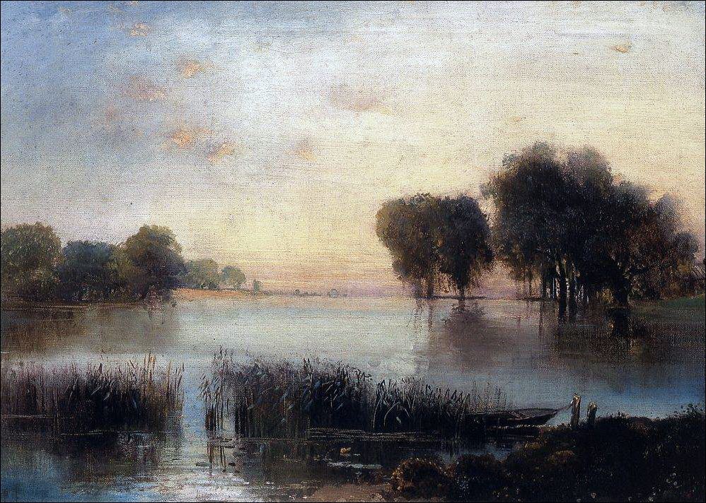 Пейзаж с рекой. 1880