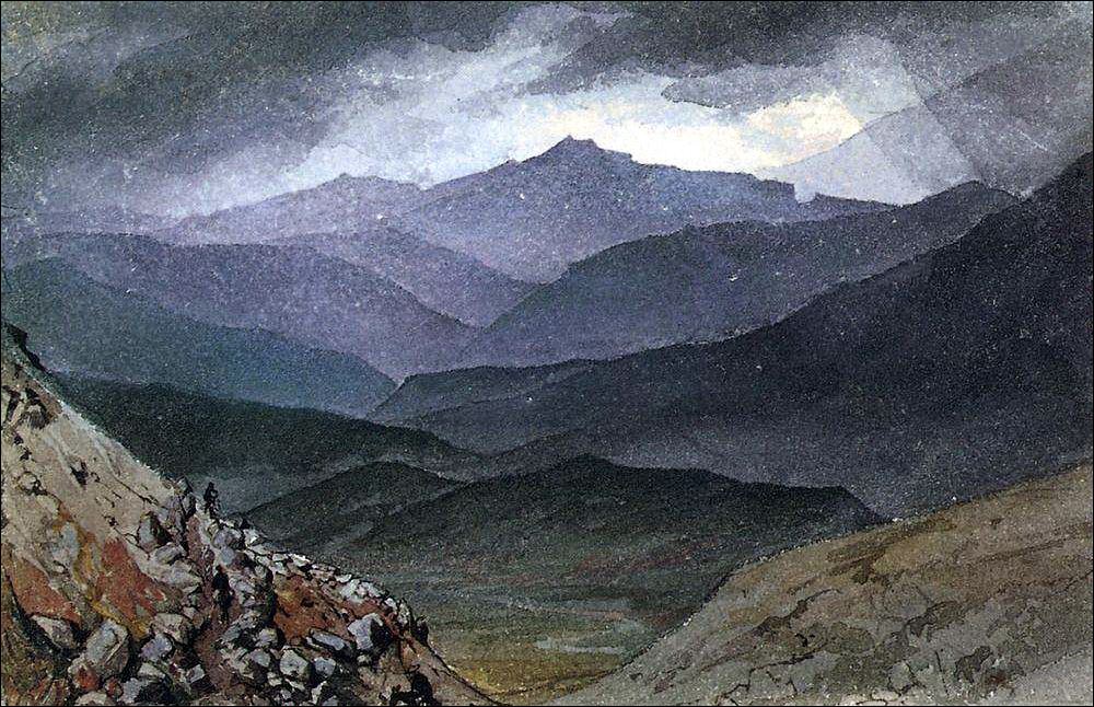 Дорога в Синано после грозы. 1835