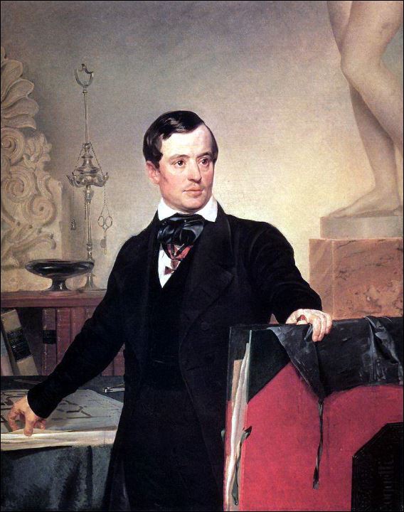 Портрет архитектора и художника А.П.Брюллова. 1841