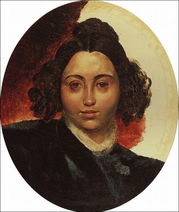 Портрет баронессы И.И.Клодт, жены скульптора П.К.Клодта. 1839