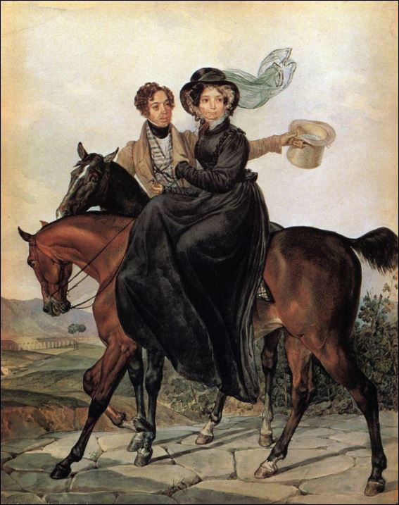 Портрет К.А. и М.Я.Нарышкиных. 1827