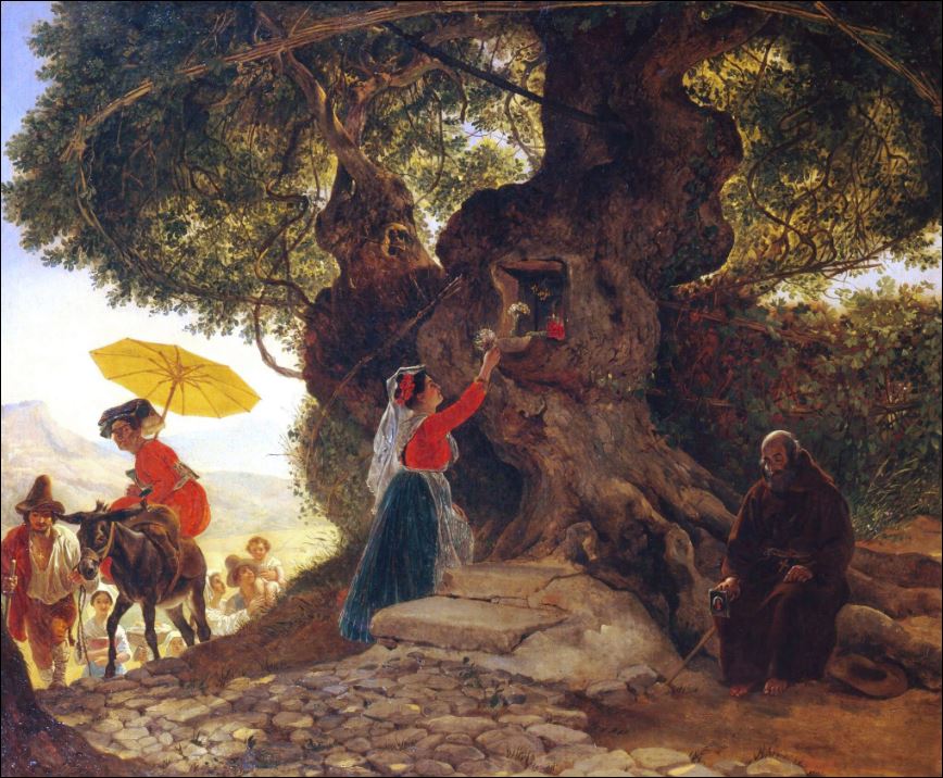У Богородицкого дуба. 1835