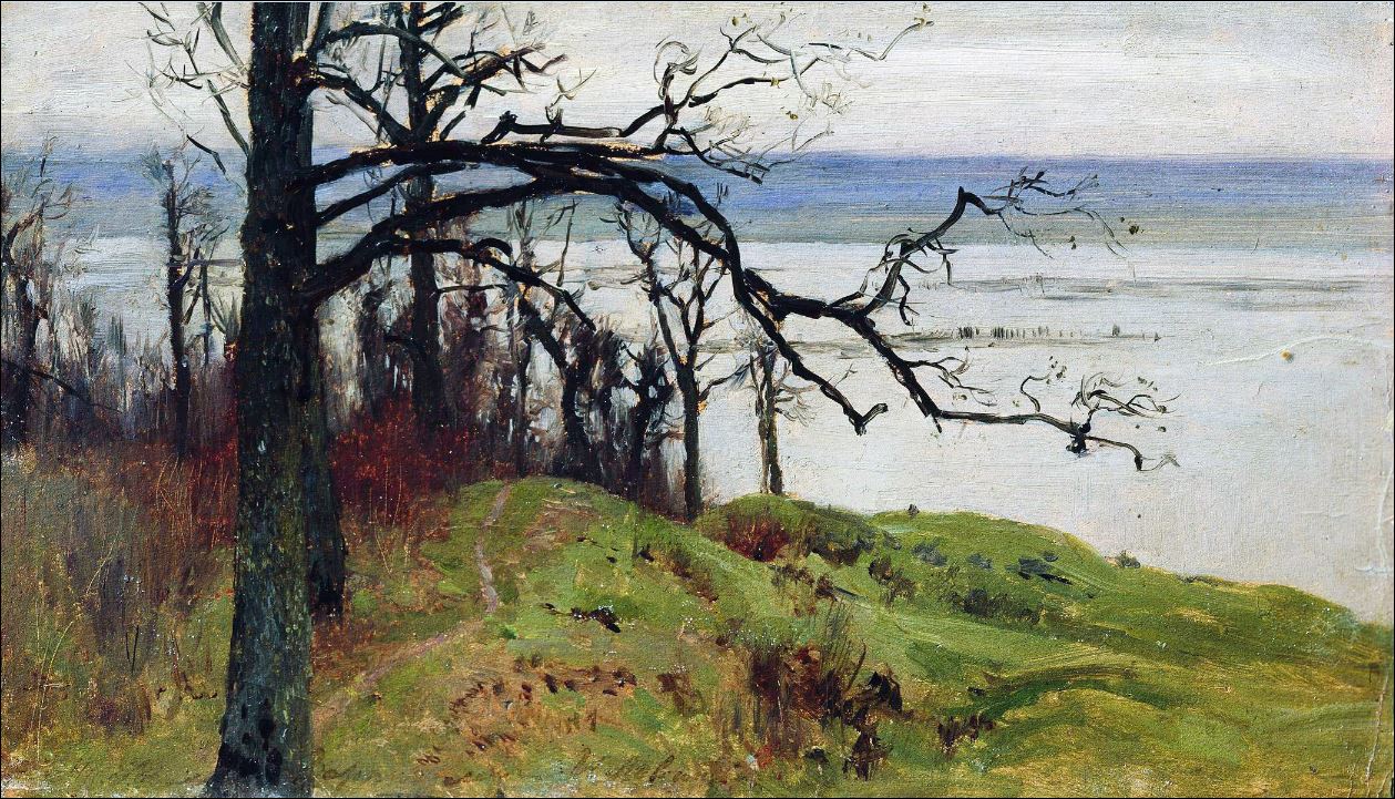 Волга с высокого берега. 1887