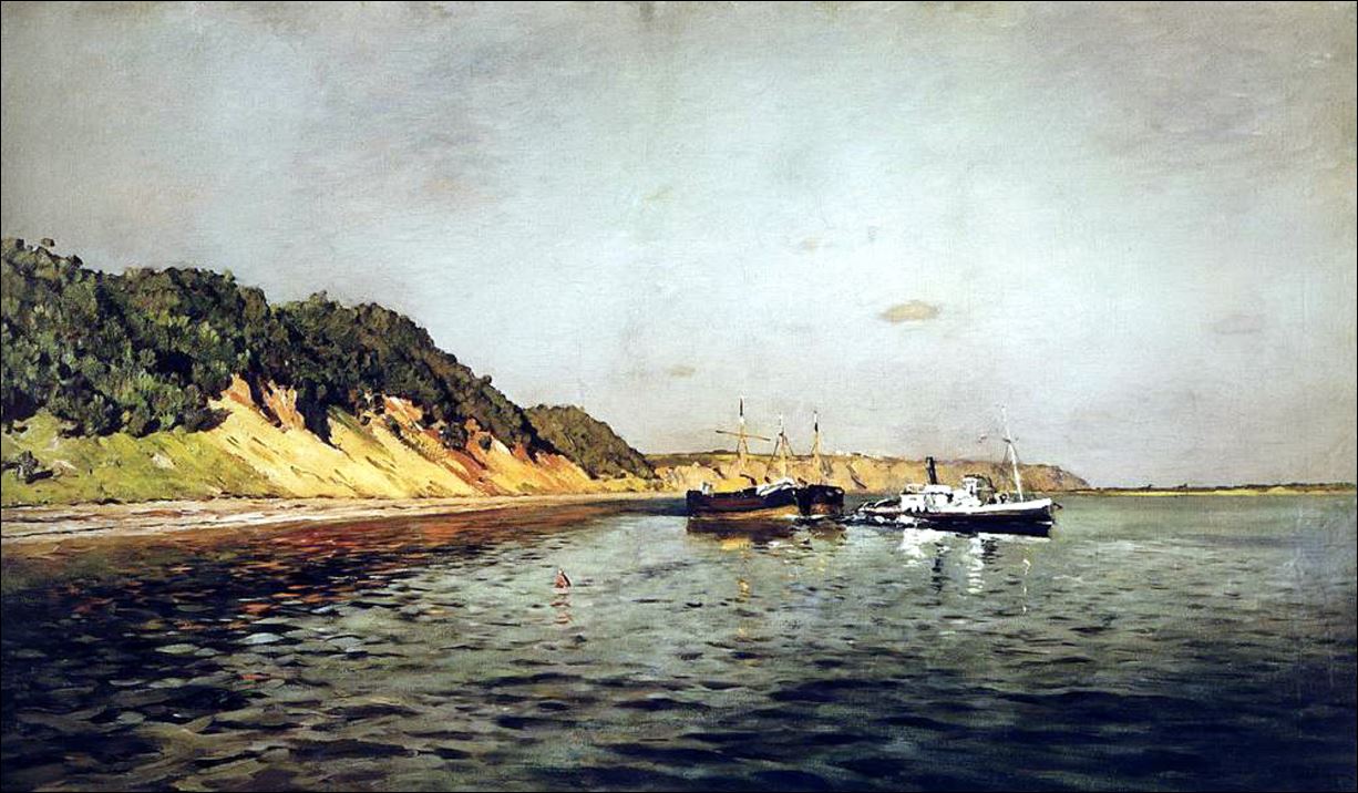 Волга. Тихий день. 1895