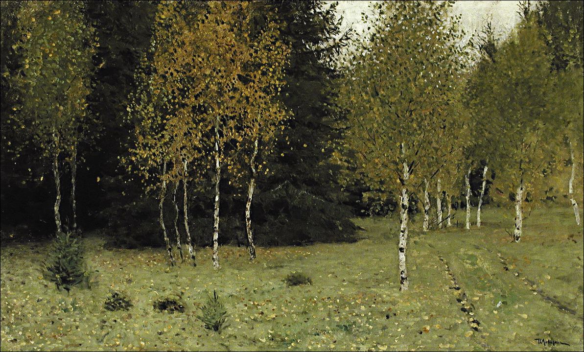 Репродукция картины 'Осень. 1889' Левитан Исаак Ильич. Купить