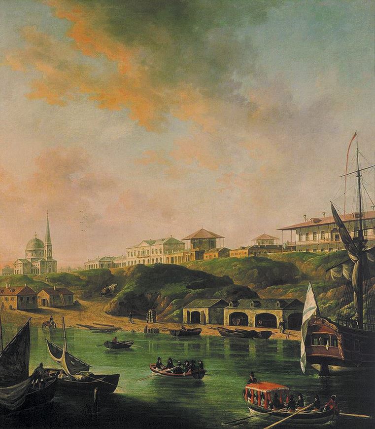 Вид города Николаева. 1799