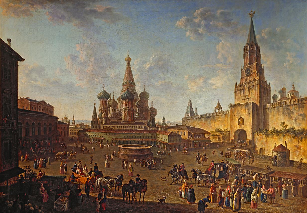 Красная площадь в Москве. 1801