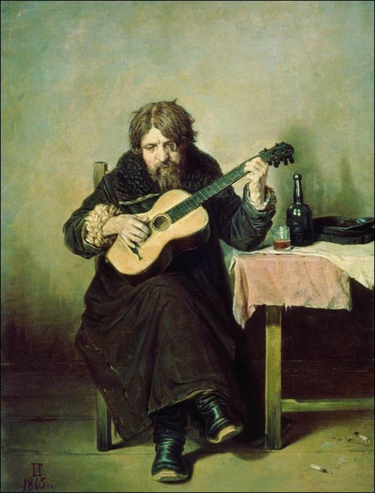 Гитарист-бобыль. 1865