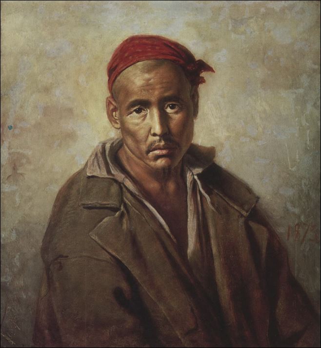 Голова киргиза-каторжника. 1873
