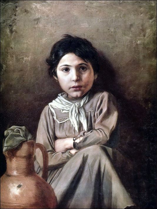 Девушка с кувшином. 1869
