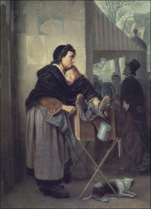 Парижская шарманщица. 1864г